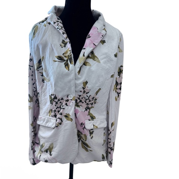 Philosophy Floral Blazer - White and Pink - Picture 3 of 5